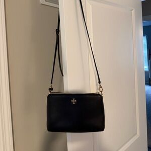 Tory Burch Black Leather Crossbody Bag